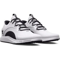 UNDER ARMOUR 2023 UA CHARGED DRAW 2 SL GOLF SHOES – WHITE -Golf Pro Shop 302W4 1 600x600 1
