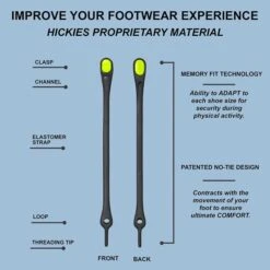 HICKIES 2.0 ADULTS TIE-FREE SHOE LACES X14 / ELECTRIC BLUE -Golf Pro Shop 71pLEV2PvCL. AC SL1500 600x600 1