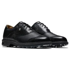FOOTJOY 2023 PREMIER SERIES WILCOX GOLF SHOES 54326 – BLACK -Golf Pro Shop FJ PS WILCOX BLACK FRONTS 600x600 1