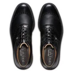 FOOTJOY 2023 PREMIER SERIES WILCOX GOLF SHOES 54326 – BLACK -Golf Pro Shop FJ PS WILCOX BLACK TOPS 600x600 1