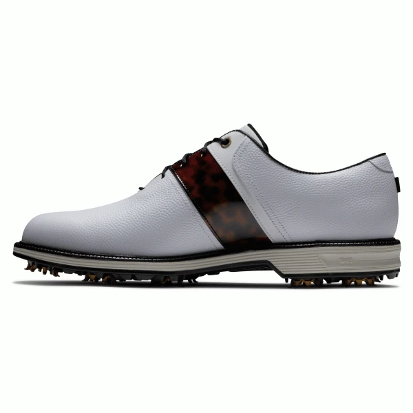 FOOTJOY PREMIERE SERIES GARRETT LEIGHT PACKARD 54297 GOLF SHOES – WHITE / TORTOISE 8 FOOTJOY PREMIERE SERIES GARRETT LEIGHT PACKARD 54297 GOLF SHOES – WHITE / TORTOISE - Image 6