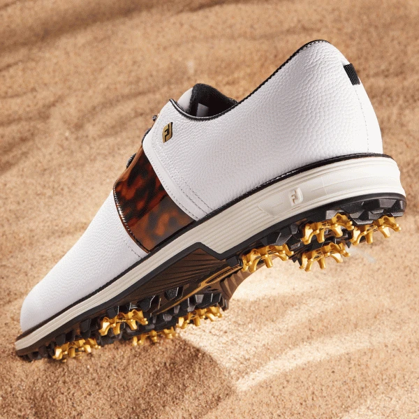 FOOTJOY PREMIERE SERIES GARRETT LEIGHT PACKARD 54297 GOLF SHOES – WHITE / TORTOISE 11 FOOTJOY PREMIERE SERIES GARRETT LEIGHT PACKARD 54297 GOLF SHOES – WHITE / TORTOISE - Image 9