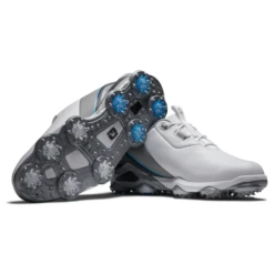 FOOTJOY TOUR ALPHA 55506 GOLF SHOES – WHITE / GREY / BLUE -Golf Pro Shop FJ 55506 05 600x600 1
