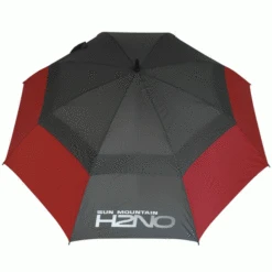 SUN MOUNTAIN H2NO 68″ UMBRELLA – RED