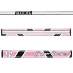 TAYLORMADE SPIDER GTX SINGLE BEND PUTTER – PINK -Golf Pro Shop SPIDER GRIPS AND SHAFTS PINK 600x600 1