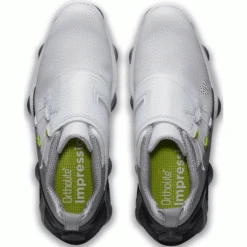 FOOTJOY TOUR ALPHA BOA 55509 GOLF SHOES – WHITE / CHARCOAL / GREY -Golf Pro Shop TOURALPHA BOA4 600x600 1