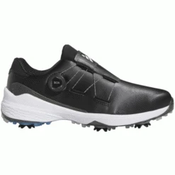 ADIDAS 2023 ZG23 BOA GOLF SHOES – BLACK / WHITE / DARK SILVER METALLIC