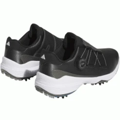 ADIDAS 2023 ZG23 BOA GOLF SHOES – BLACK / WHITE / DARK SILVER METALLIC -Golf Pro Shop ZG23 BOA BLACK3 600x600 1