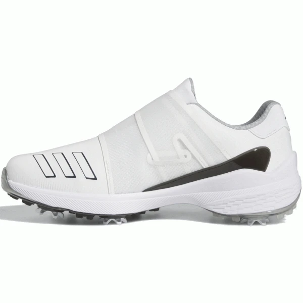 ADIDAS 2023 ZG23 BOA GOLF SHOES – CLOUD WHITE / CORE BLACK / SILVER METALLIC 4 ADIDAS 2023 ZG23 BOA GOLF SHOES – CLOUD WHITE / CORE BLACK / SILVER METALLIC - Image 2