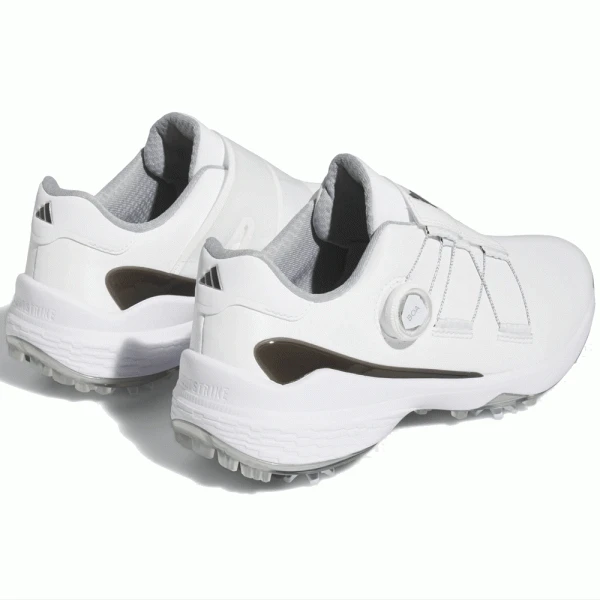 ADIDAS 2023 ZG23 BOA GOLF SHOES – CLOUD WHITE / CORE BLACK / SILVER METALLIC 6 ADIDAS 2023 ZG23 BOA GOLF SHOES – CLOUD WHITE / CORE BLACK / SILVER METALLIC - Image 4