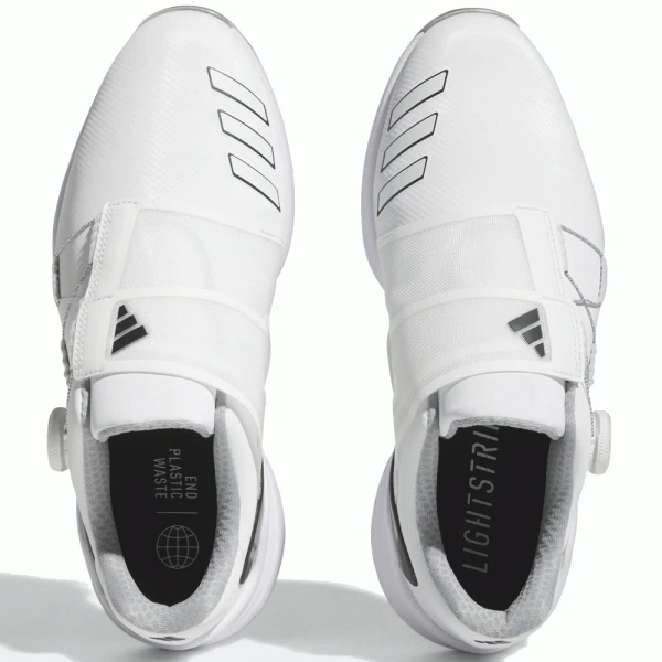 ADIDAS 2023 ZG23 BOA GOLF SHOES – CLOUD WHITE / CORE BLACK / SILVER METALLIC 7 ADIDAS 2023 ZG23 BOA GOLF SHOES – CLOUD WHITE / CORE BLACK / SILVER METALLIC - Image 5
