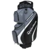 Taylormade Deluxe Golf Cart Bag - Black/Grey -Golf Pro Shop taylormade deluxe cart bag black grey n78180 aslangolf