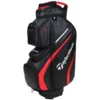 Taylormade Deluxe Cart Golf Bag - Black/Red 2 Taylormade Deluxe Cart Golf Bag - Black/Red -Golf Pro Shop taylormade deluxe cart bag black red n78178 aslangolf
