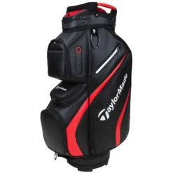 Taylormade Deluxe Cart Golf Bag - Black/Red