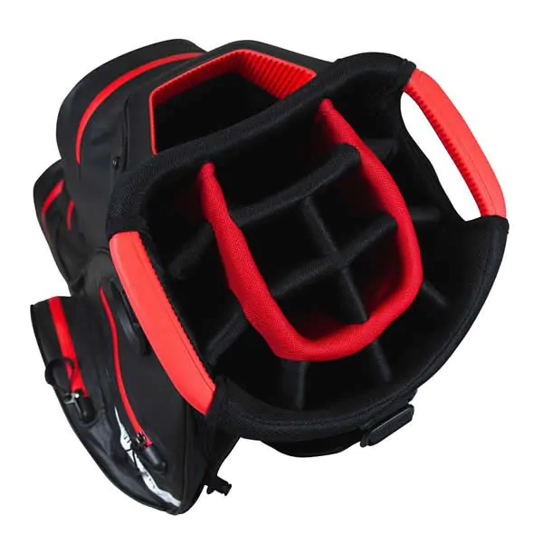Taylormade Storm Dry Waterproof Cart Bag - Black/Red - Image 2