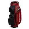 Taylormade Storm Dry Waterproof Cart Bag - Red/Black 1 Taylormade Storm Dry Waterproof Cart Bag - Red/Black -Golf Pro Shop tm sdry rb