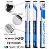 Super Stroke Traxion Flatso 2.0 Putter Grip - White/Light Blue/Dark Blue -Golf Pro Shop traxion flatso 20 blue