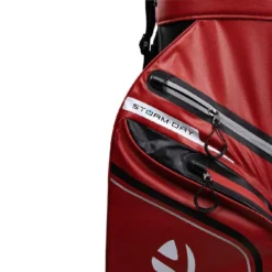 Taylormade Storm Dry Waterproof Cart Bag - Red/Black -Golf Pro Shop v97030 zoom d3