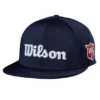 Wilson Staff Tour Flat Brim Cap - Navy -Golf Pro Shop ws flat navy