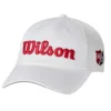 Wilson Staff Pro Tour Cap - White/Red -Golf Pro Shop ws pro cap wr